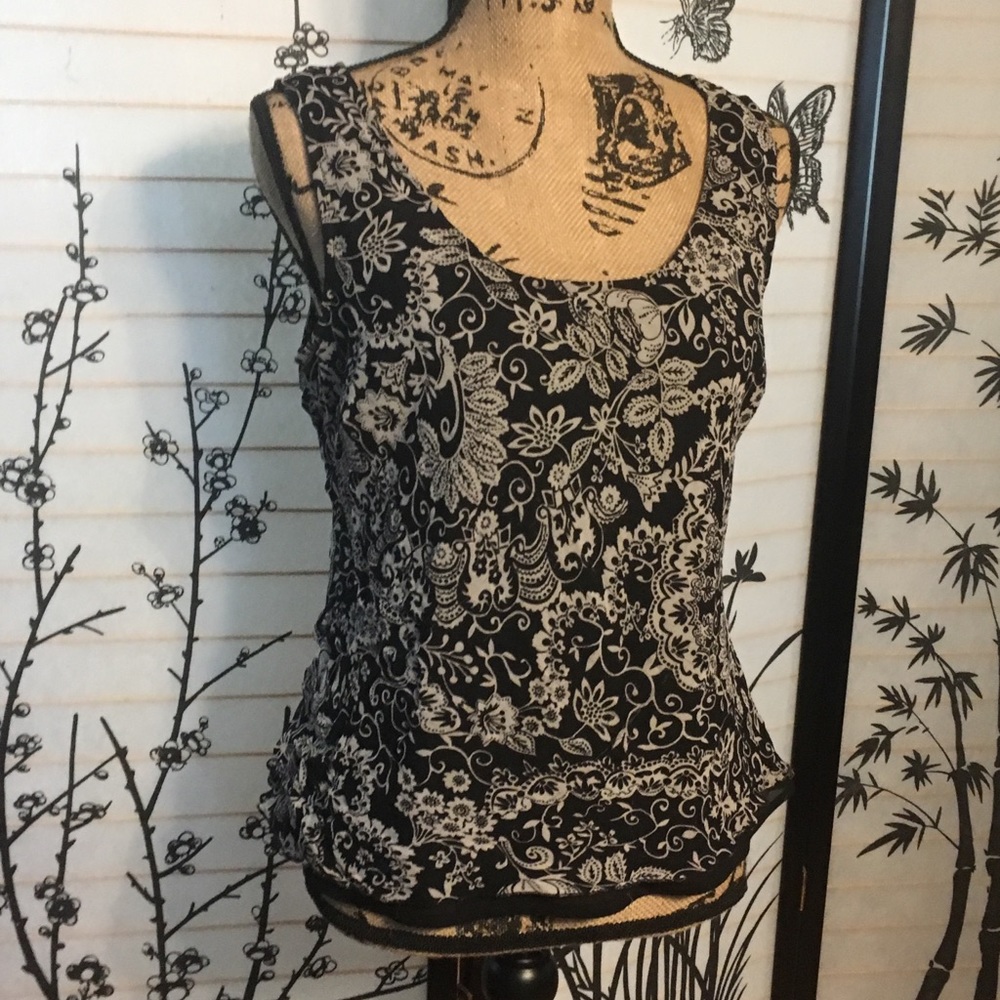 Fashion Bug Silk tank top shell lined